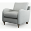 Picture of Custom MADE Sofia Armchair, Athena Dove Grey with Light Wood Leg