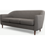 Picture of Custom MADE Tubby 3 Seater Sofa, Pewter Grey with Dark Wood  Legs