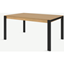 Picture of Corinna 6 Seat Dining Table, Oak & Black
