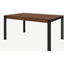 Picture of Corinna 6 Seat Dining Table, Walnut & Black