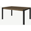 Picture of Corinna 6 Seat Dining Table, Smoked Oak & Black