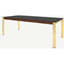 Picture of Corinna 10 Seat Dining Table, Grey HPL & Brass