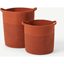 Picture of Toro Set of 2 Large Storage Baskets with Handles, Burnt Orange