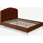 Picture of Delia King Size Bed, Warm Caramel Velvet