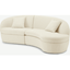 Picture of Reisa Right Hand Facing Chaise End Sofa, Whitewash Boucle