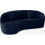 Picture of Reisa Left Hand Facing Chaise End Sofa, Ink Blue Velvet