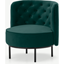 Picture of Ethel Cocktail Accent Chair, Seafoam Blue Velvet