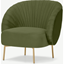 Picture of Ilana Accent Armchair, Fir Green Velvet