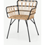 Picture of Jurupa Dining Chair, Natural Cane & Black