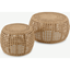 Picture of Omaha Nesting Coffee Tables, Natural Rattan