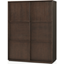 Picture of Langdon 150cm Sliding Wardrobe, Dark Stain Ash