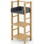 Picture of Felicia Bamboo 3 Tier Storage Unit, Natural & Charcoal