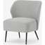 Picture of Topeka Accent Armchair, Luna Grey Weave