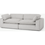 Picture of Samona 3 Seater Sofa, Stone Grey Corduroy Velvet
