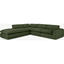 Picture of Samona Left Hand Facing Full Corner Sofa, Sage Corduroy Velvet