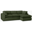 Picture of Samona Right Hand Facing Chaise End Sofa, Sage Corduroy Velvet