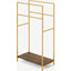 Picture of Emsworth Freestanding Towel Rack, Mango Wood & Brass
