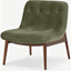 Picture of Halbert Accent Armchair, Sycamore Green Velvet