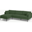 Picture of Zarina Left Hand Facing Chaise End Sofa, Meadow Corduroy Velvet