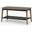 Picture of Mellor Hallway Bench, Dark Stained Oak & Textured Charcoal