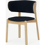 Picture of Byrom Dining Chair, Black Boucle & Oak Finish