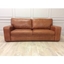 Picture of Sloane 3.5 Seater Sofa Bed in Premium Old English Leather with Upgraded Memory Foam Mattress