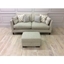 Picture of Babbington Medium Sofa and Storage Stool in Milano Weaves Natural