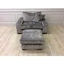 Picture of Wychwood Loveseat and Wychwood Medium Footstool in Crushed Velvet