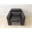 Picture of Francesca Armchair with Electric Recliner in 10ZC Brown Leather and Contrast Stitching