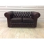 Picture of Austin 2 Seater Chesterfield Sofa in Antique Red Leather
