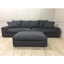 Picture of Haymarket Extra Deep 5 Seater and Footstool in Berlin Charcoal