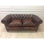 Picture of Cairness Midi chesterfield Sofa in premium Hand antiqued leather