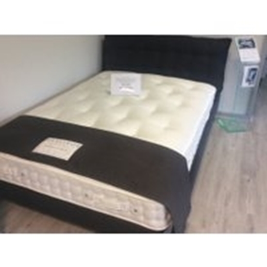 Northcote King Size Bed Frame in Harbour Midnight Fabric