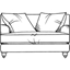Picture of Whinfell Love Seat