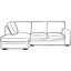 Picture of Sloane 3 Seater with Left Chaise