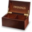 Picture of Deluxe Wooden Tea Box - 2 Compartment Empty