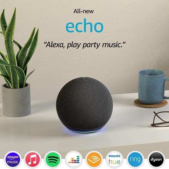 Picture of All-new Echo (4th generation) | With premium sound, smart home hub and Alexa 