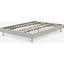 Picture of Besley Platform Double Bed, Hail Grey