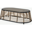 Picture of Swara Garden Coffee Table, Natural Polyrattan and Glass