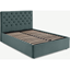 Picture of Skye King Size Bed with Ottoman Storage, Marine Green Velvet