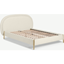 Picture of Shelia King Size Bed, Whitewash Boucle