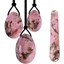 Picture of Rhodonite Yoni Egg Massage Ben Wa Ball Yoni Wand for Women Pelvic Floor Muscle Kegel Exercise Natural Jade Stone Massage Ball
