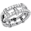 Picture of A stunning Round Brilliant Cut diamond set ladies ring in 18ct white gold