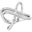 Picture of A unique Round Brilliant Cut diamond set ladies dress ring in 18ct white gold
