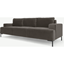 Picture of Frederik 3 Seater Sofa, Otter Velvet