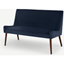 Picture of Higgs Upholstered Bench, Royal Blue Velvet