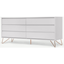 Picture of Elona Wide Chest Of Drawers, Grey & Copper