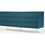 Picture of Elona Wide Chest of Drawers, Teal & Brass