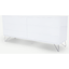 Picture of Elona Wide Chest of Drawers, White Gloss & Chrome