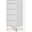 Picture of Elona Vanity Chest of Drawers, Grey and Copper